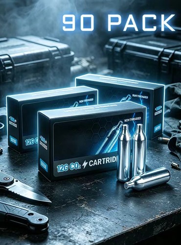 12g co2 pack - 90, cartridges