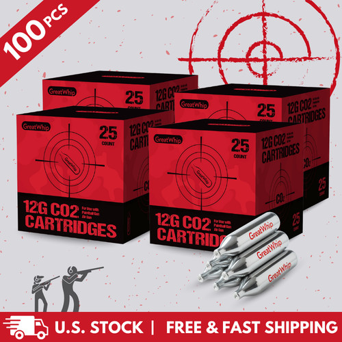Greatwhip 100pcs 12g - greatwhip, co2